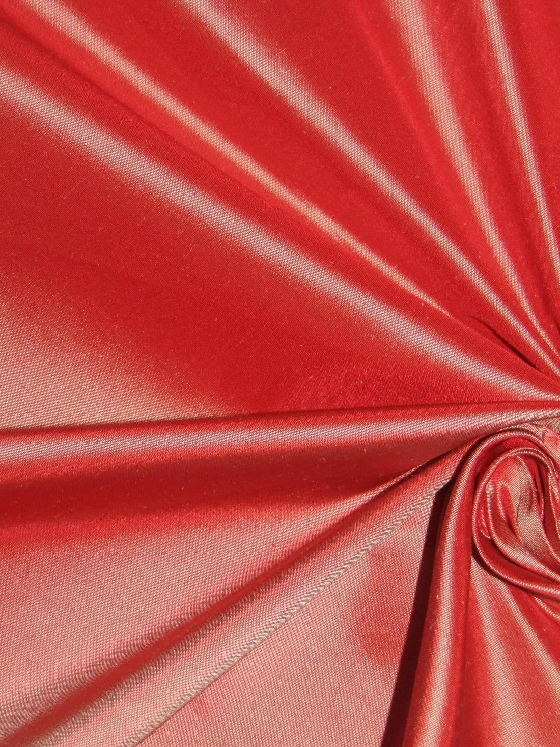 100% Silk taffeta fabric bright rust color 54" wide TAF45[1]