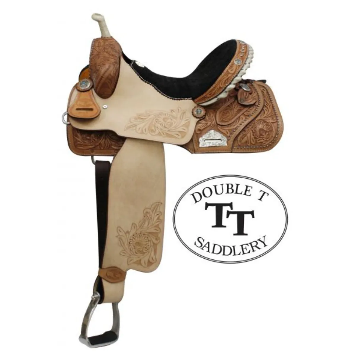 14" - 16" DOUBLE T WESTERN BARREL SADDLE