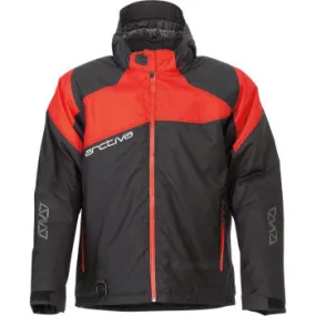 Arctiva Men's Hooded Pivot 5 Snowmobile Jacket Red