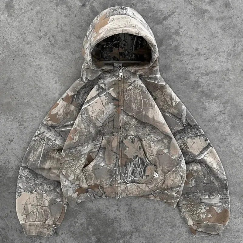 CAMO ZIP UP
