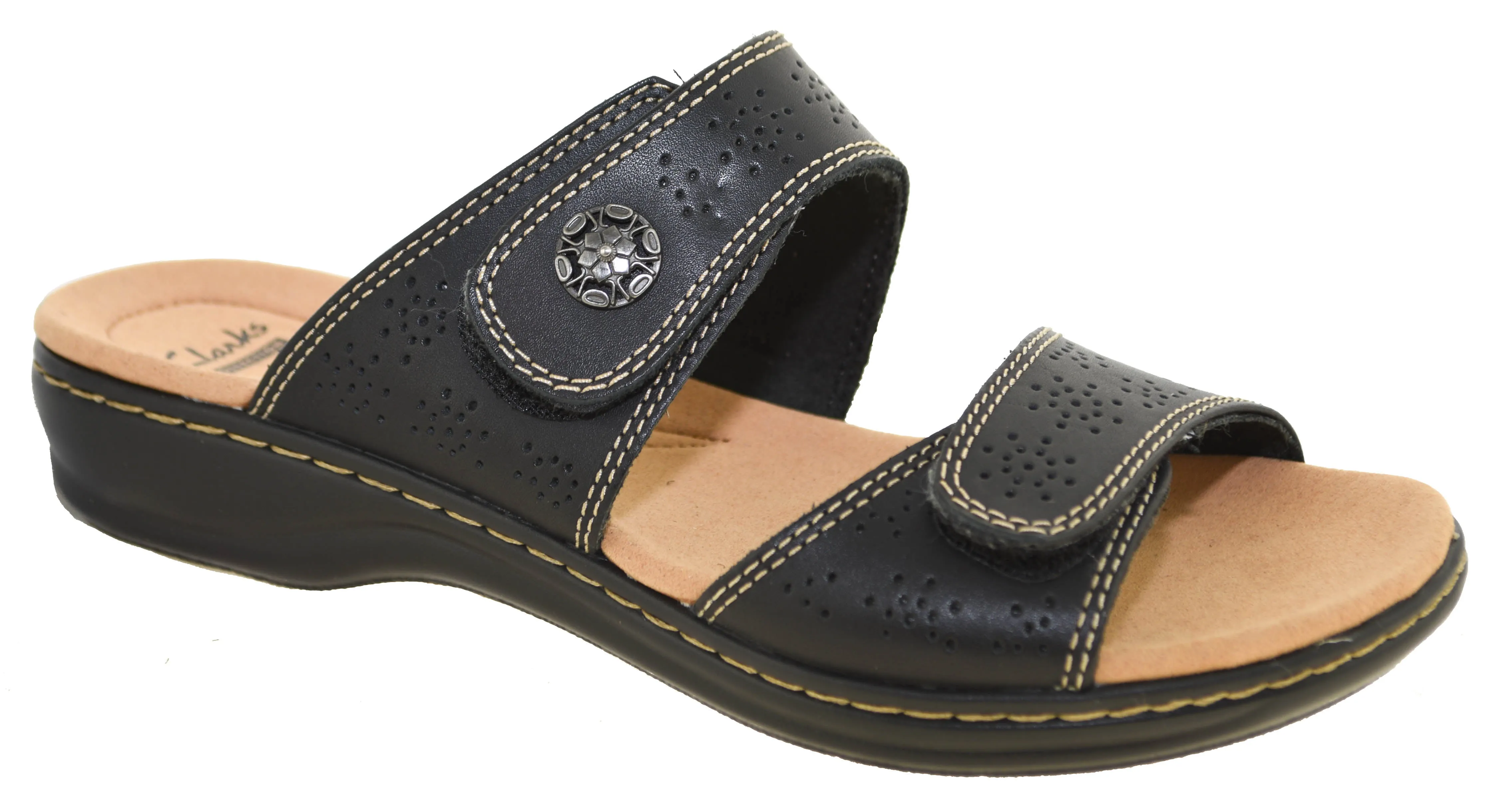 Clarks Leisa Lacole - Black Leather