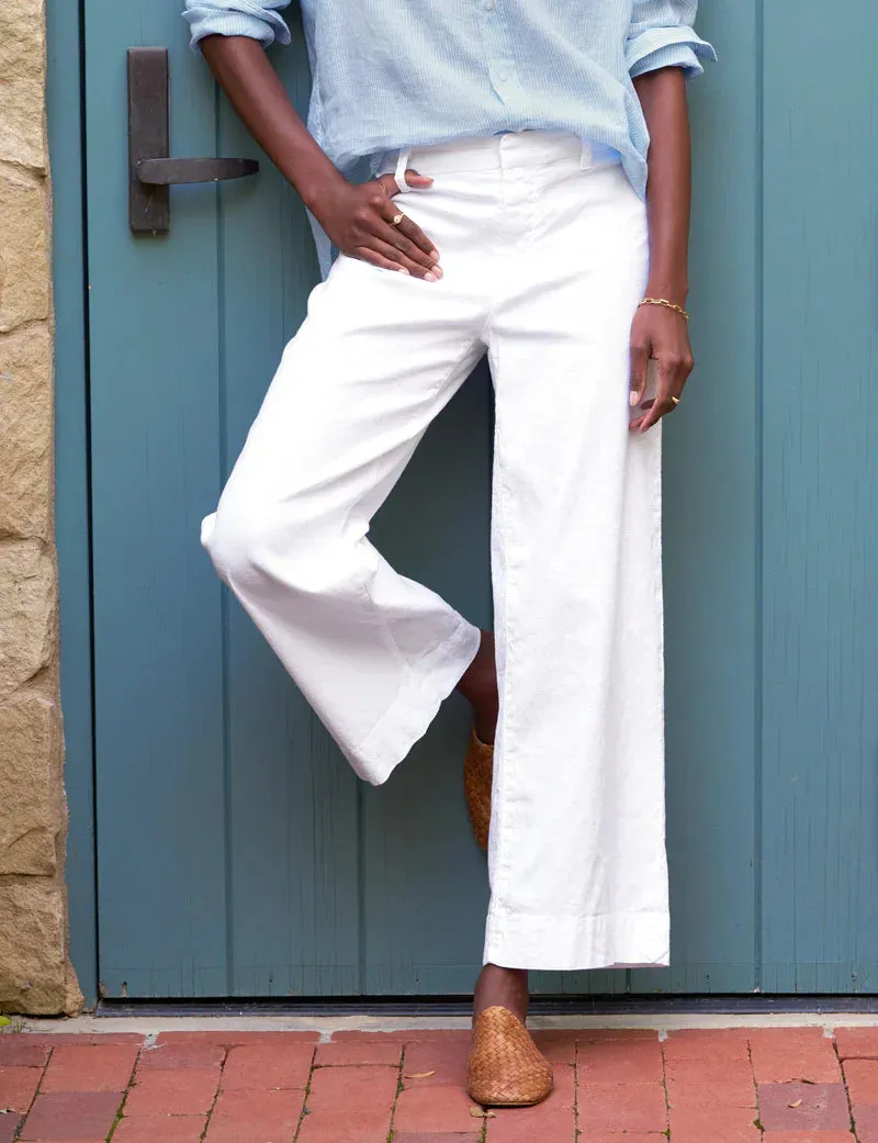 Frank and Eileen Wexford Trouser in White