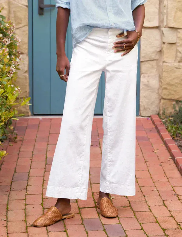 Frank and Eileen Wexford Trouser in White