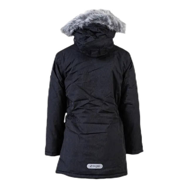 Gitte Girl Melange Parka W-PRO 10000 Grey