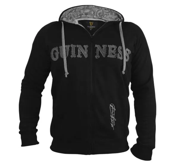 Guinness Vintage Label Hoodie Sweatshirt