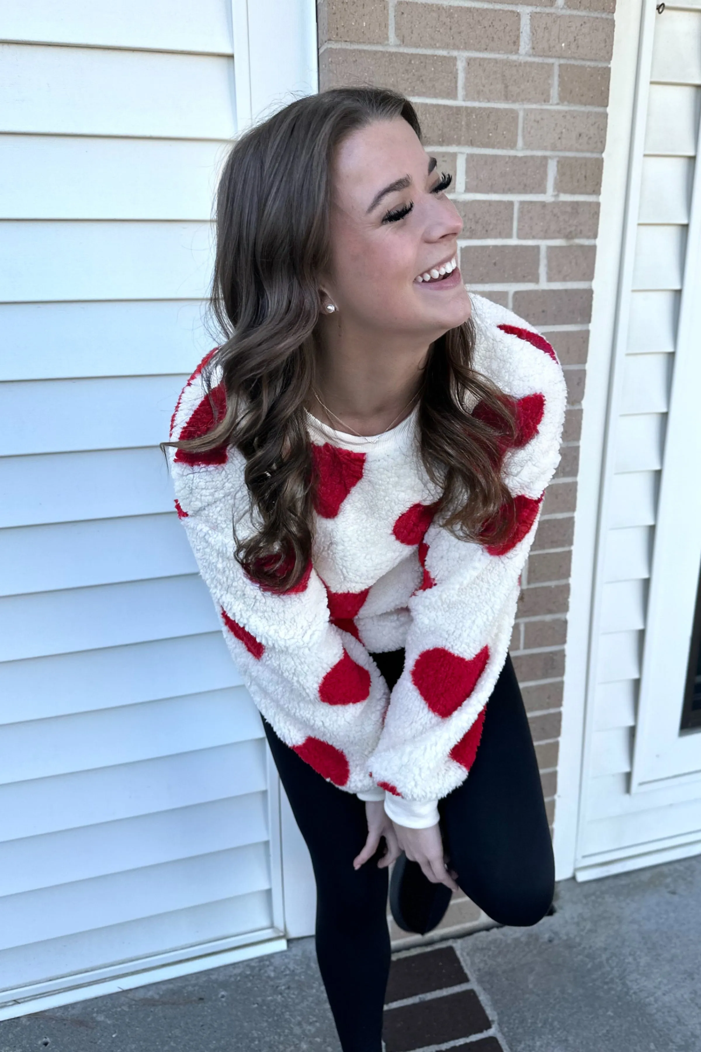 HARLY Heart Plush Sweatshirt