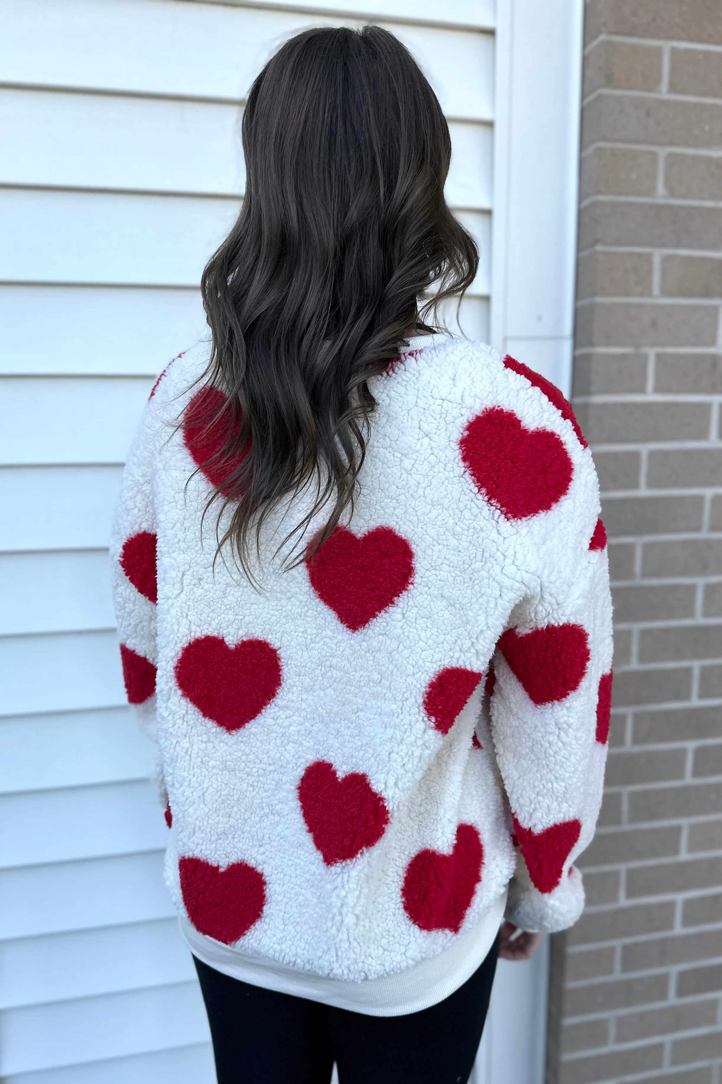 HARLY Heart Plush Sweatshirt