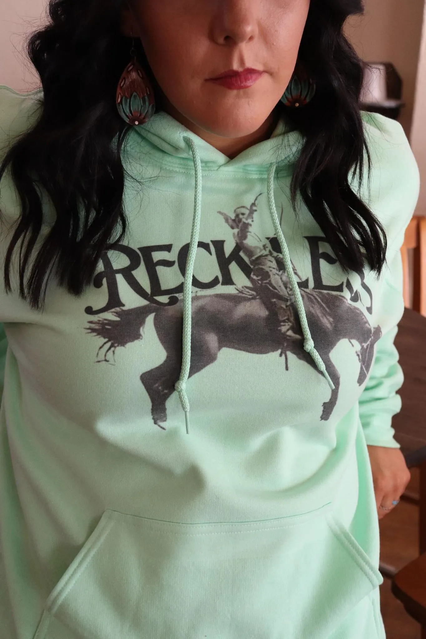 KarlyxACD Reckless Mint Hoodie
