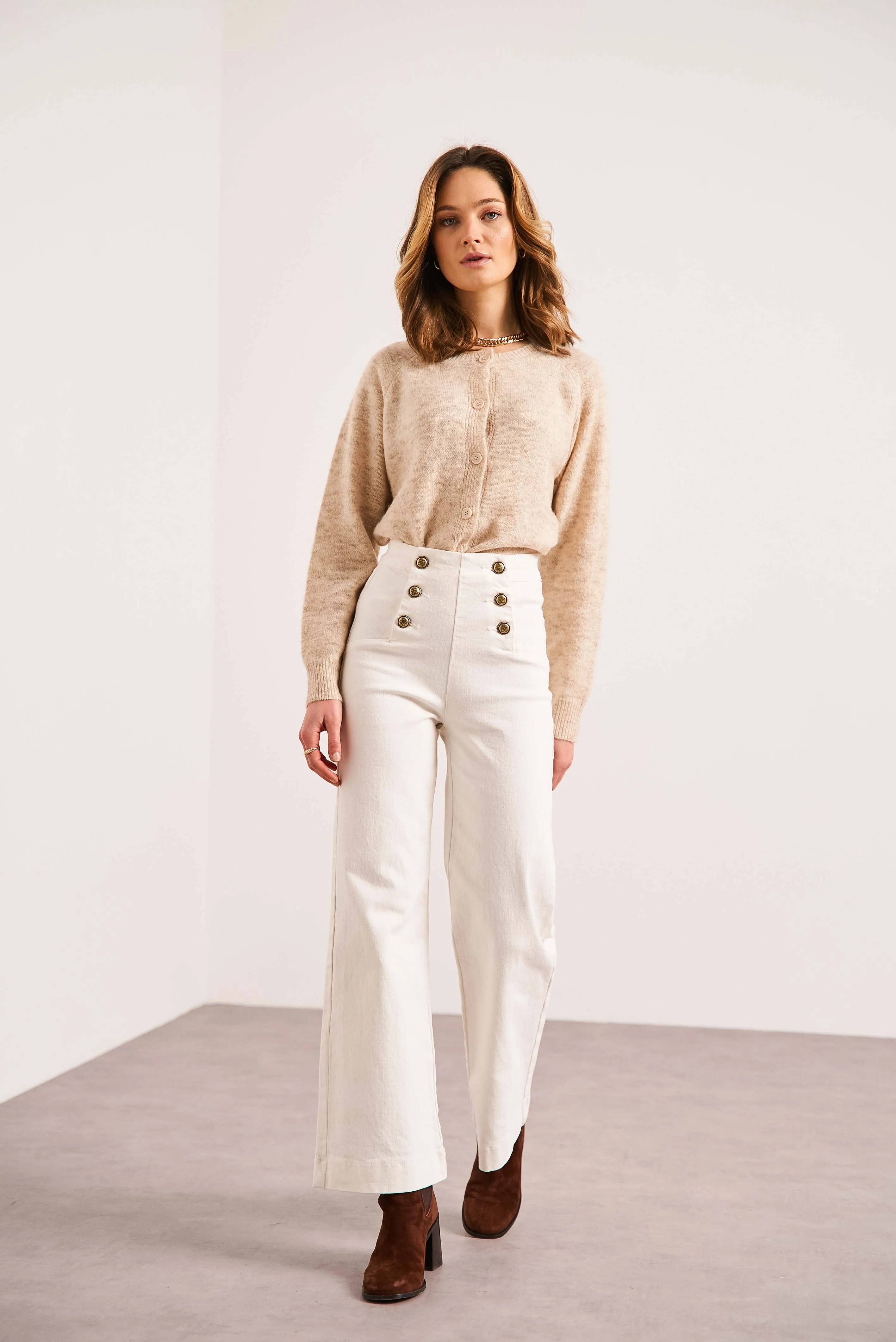 Oraije Wide-Leg Denim Jeans Victorine