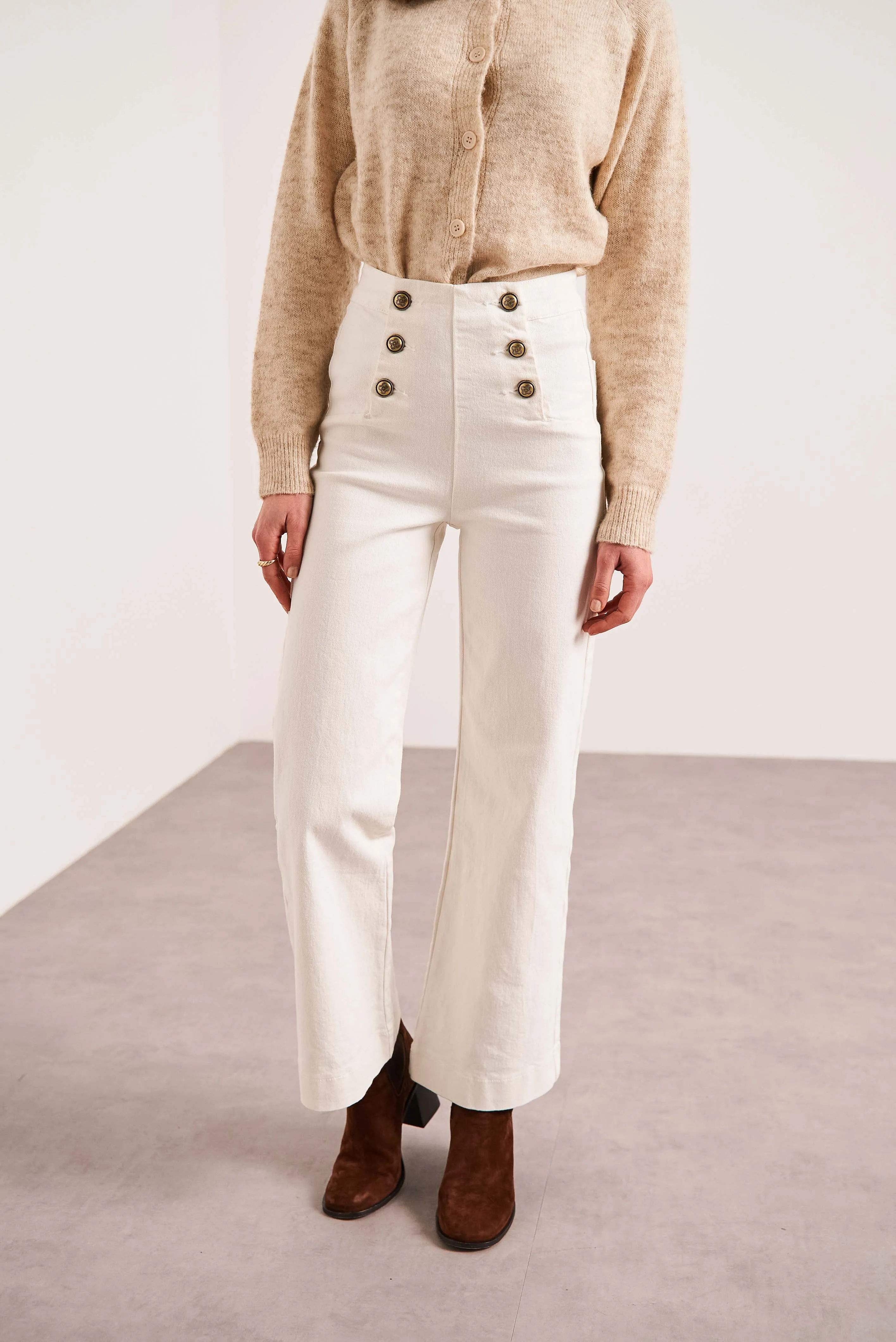 Oraije Wide-Leg Denim Jeans Victorine