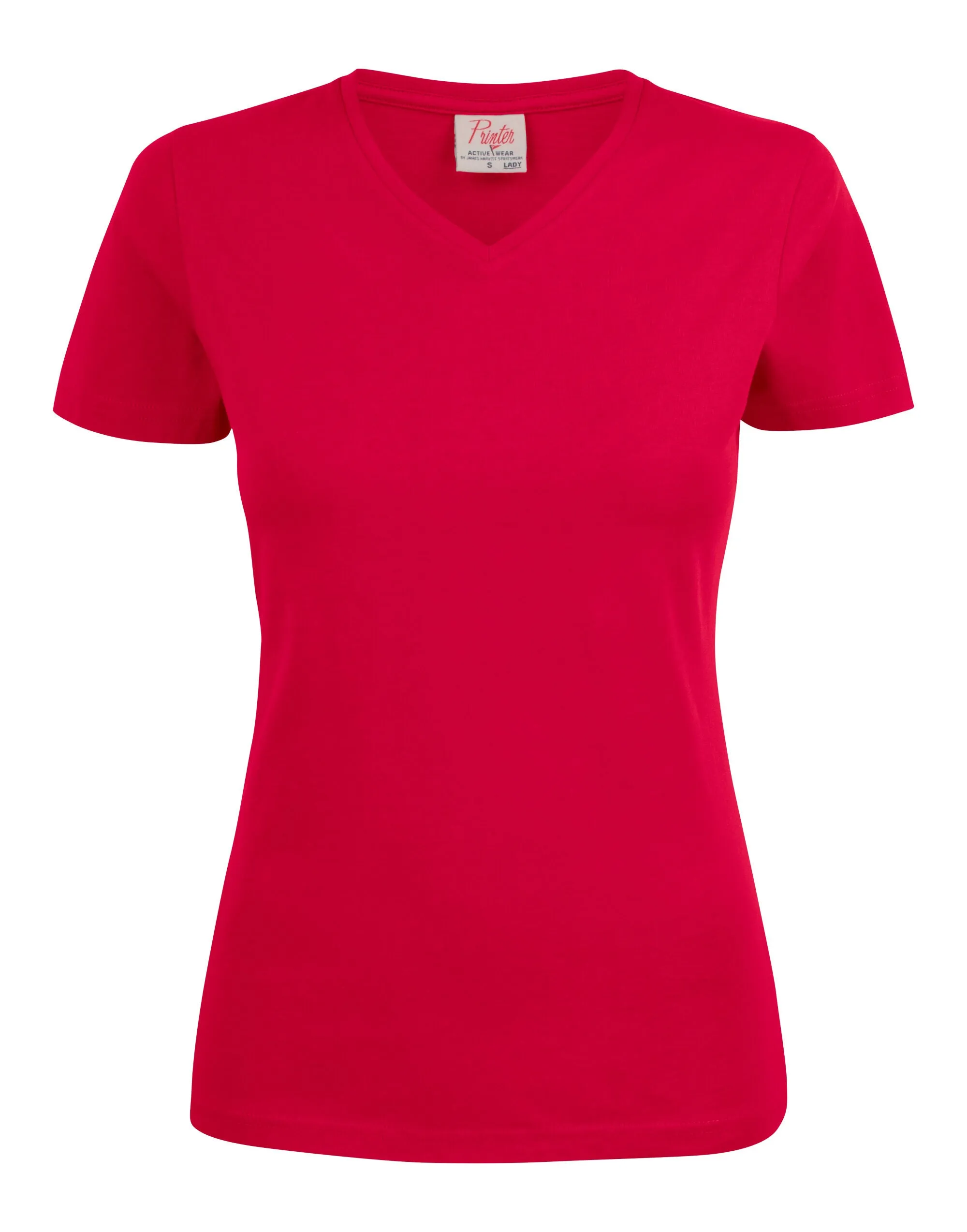 PE2264025 Printer Ladies Heavy V T-Shirt