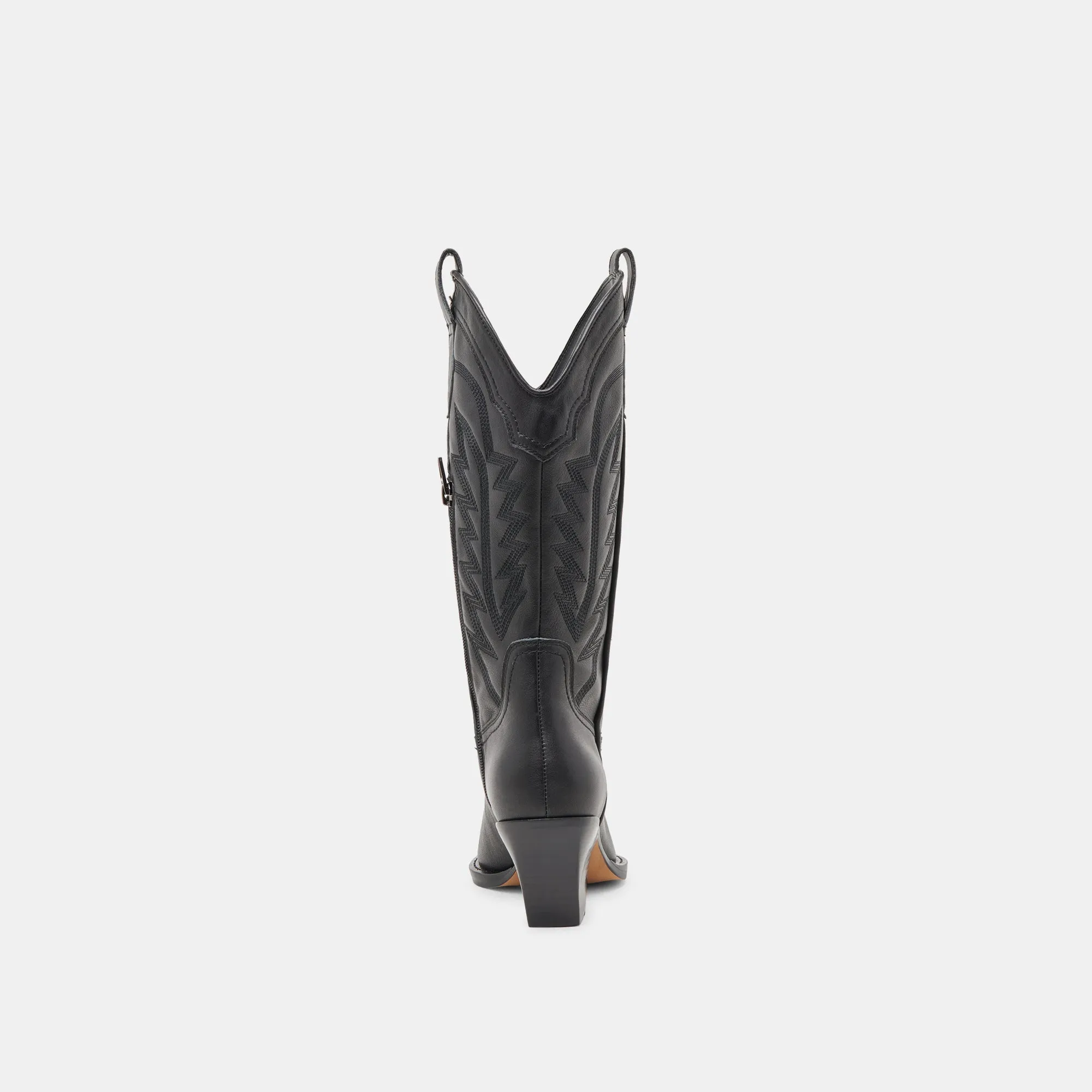 RYLAND BOOTS BLACK LEATHER