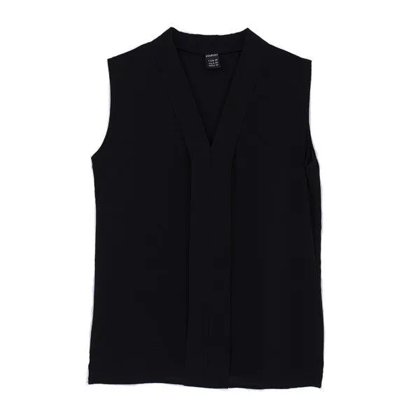 V neck low cut sleeveless shirts