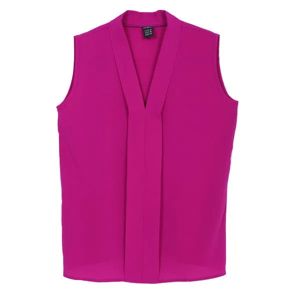 V neck low cut sleeveless shirts
