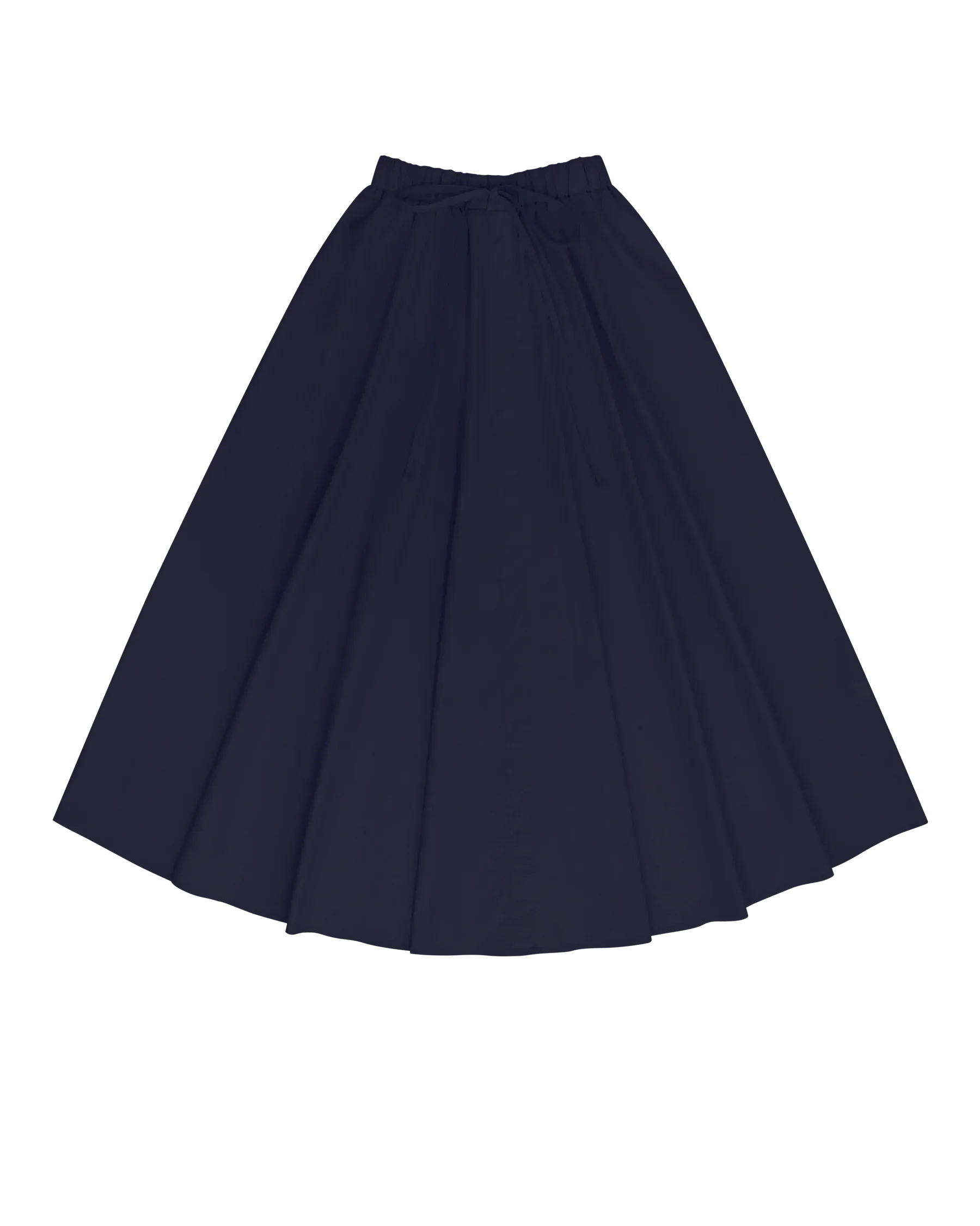 Woven Drawstring Skirt