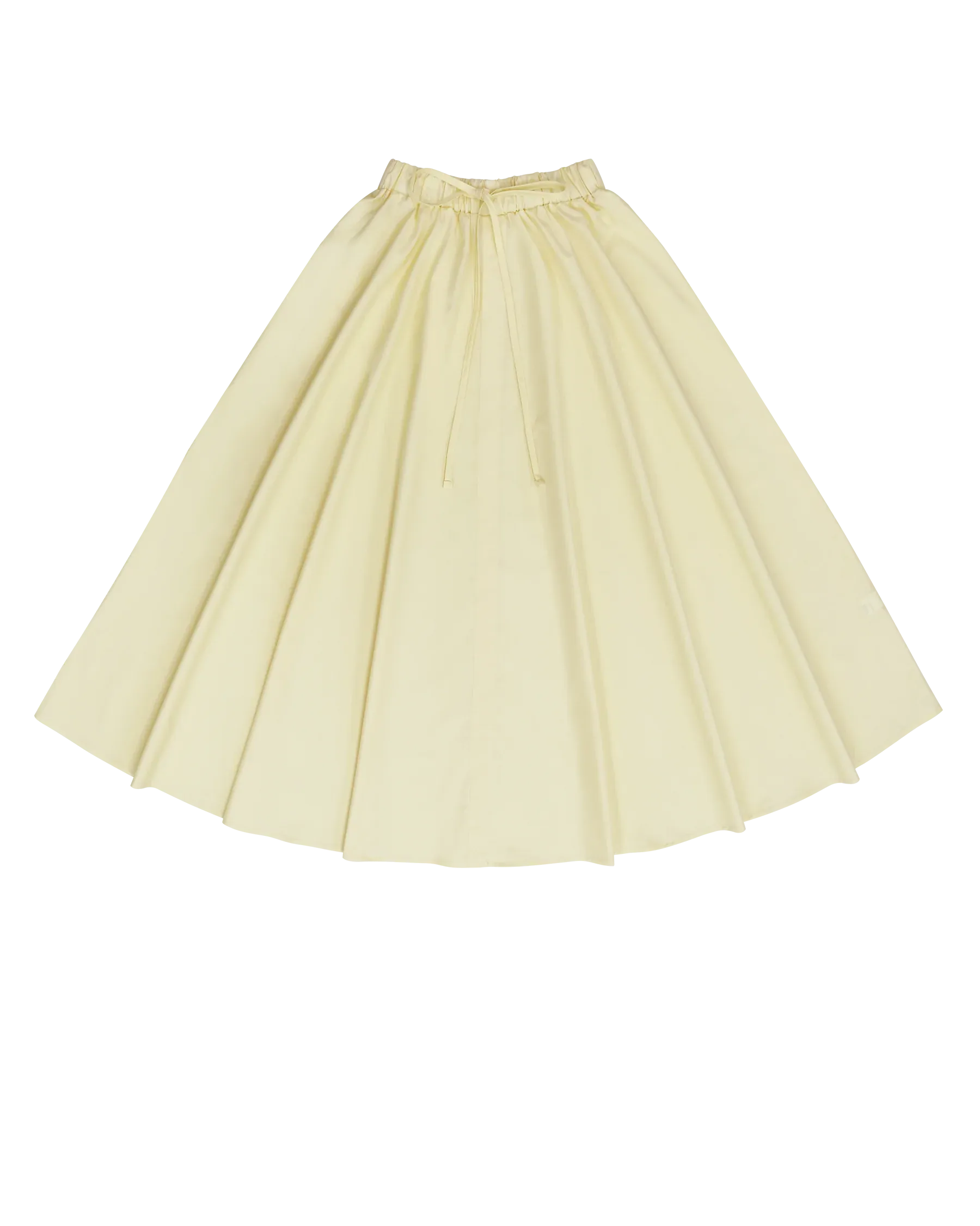 Woven Drawstring Skirt