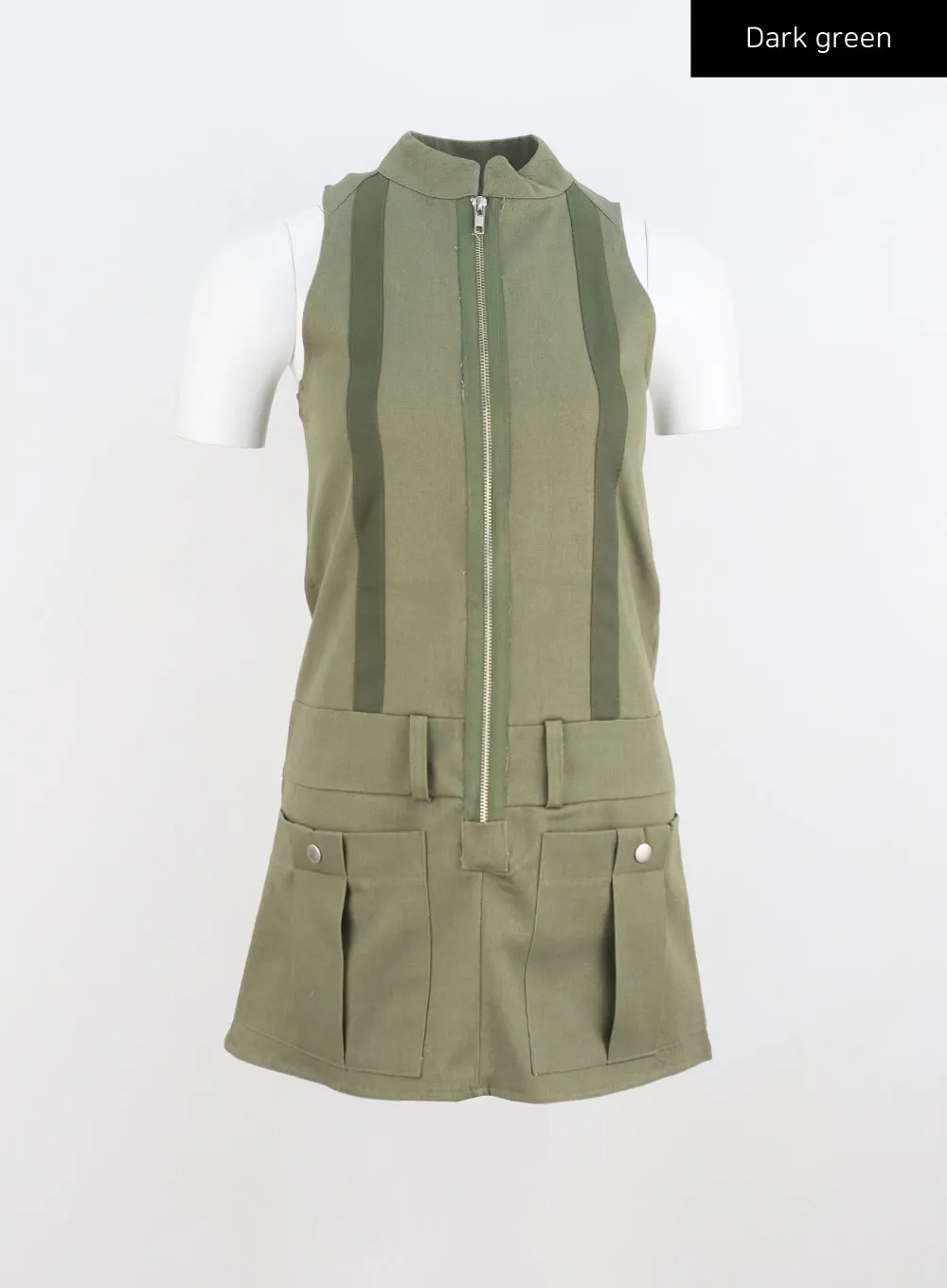Zip-Up Mini Dress CU302